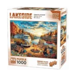 Vosvos Camp Fire At Sunset Puzzle 1000 Parça