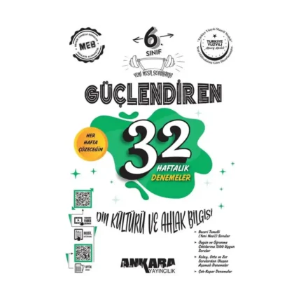 6. Sınıf Güçlendiren 3din Kültürü Ve Ahlak Bilgisi Denemeleri 2 Haftalık