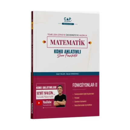 Çap Yayınları Matematik Fonksiyonlar II Konu Anlatımlı Soru Fasikülü