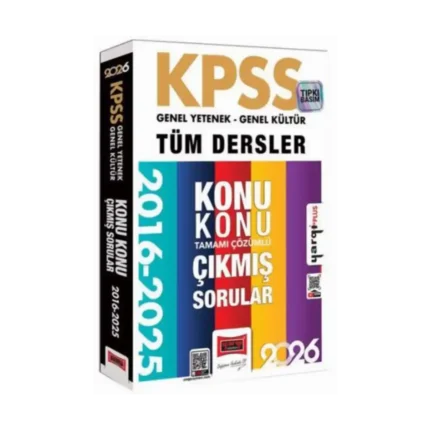 Tüm Dersler Kpss Gk-gy Tamamı Çözümlü Çıkmış Sorular