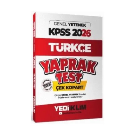 Kpss Türkçe Yaprak Test 2026
