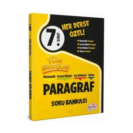 7. Sınıf Paragraf Soru Bankası Tüm Branşlar