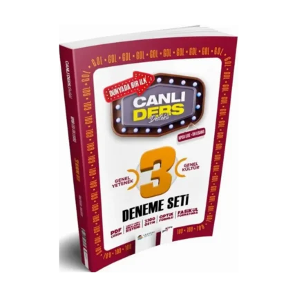 Akademi Denizi KPSS Lise Önlisans Genel Kültür Genel Yetenek 3 lü Deneme Seti