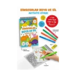 Dinozorlar – Boya ve Sil Aktivite Kitabı