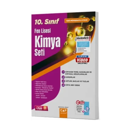 Çap 10. Sınıf Fen Lisesi Kimya Seti