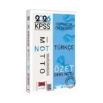 Kpss Lise Ortaöğretim Ön Lisans Türkçe Ders Notları 2026