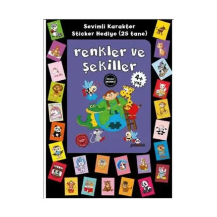 Renkler Ve Şekiller Stickerlı 4+ Yaş