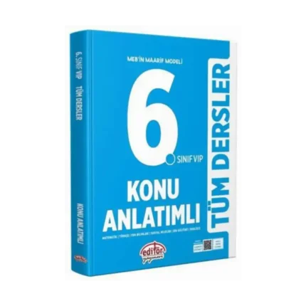 6. Sınıf Tüm Dersler Konu Anlatımlı Vip Mavi 2026