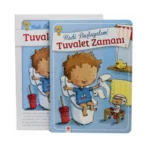 Tuvalet Zamanı - Erkekler İçin Tuvalet Eğitimi Kitabı (Ciltli)
