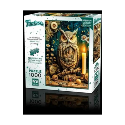 The Silent Town Watched By The Owl Puzzle 1000 Parça