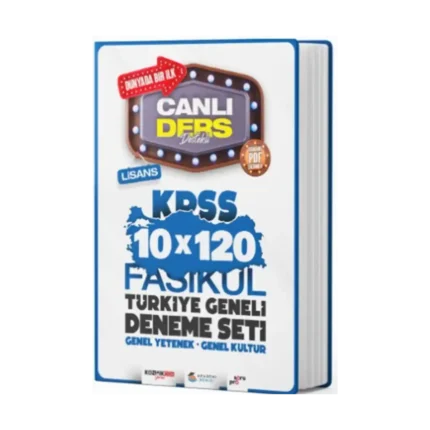 Akademi Denizi KPSS Genel Kültür Genel Yetenek 10 x 120 Fasikül Türkiye Geneli Deneme Seti