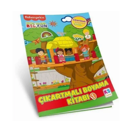 Little People Coloring Sticker Book 1