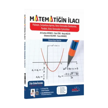 Acil Yayınları Matematiğin İlacı Polinomlar Çarpanlara Ayırma 2. Dereceden Denklemler Parabol İkinci Dereceden Eşitsizlikler