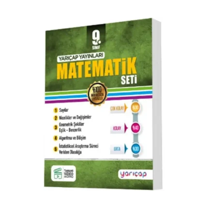 YarıÇap Yayınları 9. Sınıf Matematik Seti