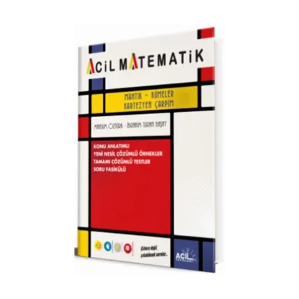 Acil Yayınları Mantık Kümeler Kartezyen Çarpım Konu Anlatımlı Soru Fasikülü