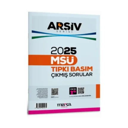 2025 MSÜ Çıkmış Sorular Tıpkı Basım Çözümlü Arşiv