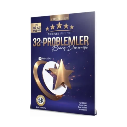 Yıldızlar Yarışıyor TYT MSÜ ALES KPSS DGS Problemler  32 li Branş Denemesi