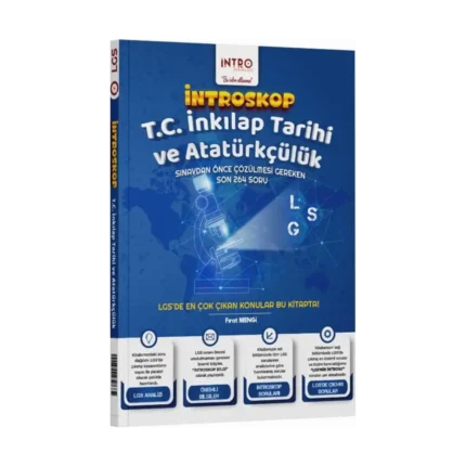 İntro Yayınları 8. Sınıf LGS İnkılap Tarihi ve Atatürkçülük İntroskop Soru Bankası