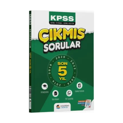 Akademi Denizi KPSS Genel Kültür Genel Yetenek Lise Son 5 Yıl Çıkmış Sorular Fasikülü