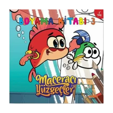 Maceracı Yüzgeçler Boyama Kitabı 3