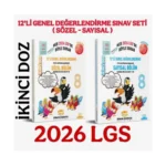 8. Sınıf 12'li Genel Değerlendirme Sınav Seti İkinci Doz 2026
