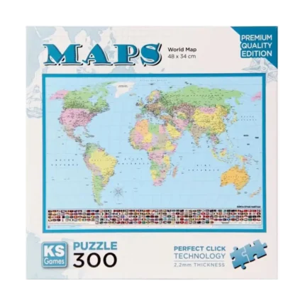 World Map Puzzle 300 Parça