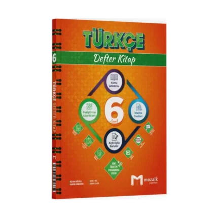 Mozaik Yayınları 6. Sınıf Türkçe Defter Kitap