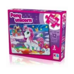 Pony Unicorn Jumbo Puzzle 12 Parça