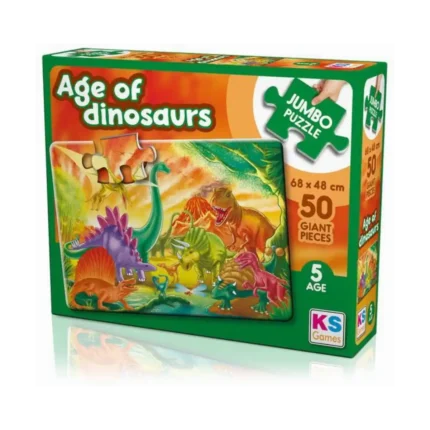 The Age Of Dinosaurs Jumbo Puzzle 50 Parça