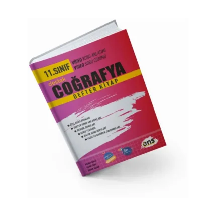 ENS Yayıncılık 11. Sınıf Coğrafya Defter Kitap