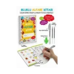 Oluklu Alfabe Kitabı (Uçan Sihirli Kalem ve Kalem Tutucu Hediyeli)