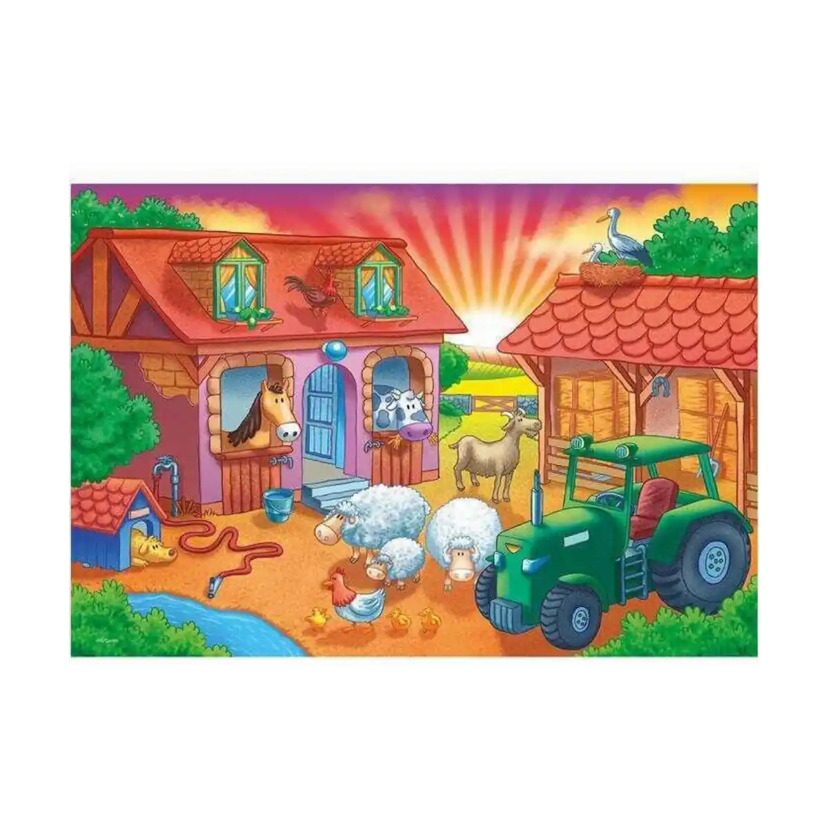 ca1f9-ciftlikte-gun-dogumu-jumbo-puzzle-12-parca-1-1.webp Çiftlikte Gün Doğumu Jumbo Puzzle 12 Parça - Görsel 1