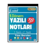 6. Sınıf Yazılı Notları 1. Dönem 1 Ve 2. Yazılı