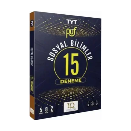 Yks Tyt Sosyal Bilimler Püf 15 Deneme (iadesiz)
