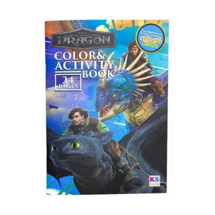 How To Train Your Dragon Boyama Ve Aktivite Kitabı