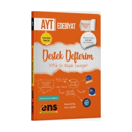 ENS Yayıncılık AYT Türk Dili ve Edebiyatı Destek Defterim