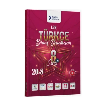 Krallar Karması 8. Sınıf LGS Türkçe 20 x 8 Branş Denemeleri