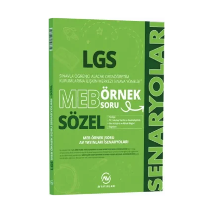 Av Yayınları 8. Sınıf LGS MEB Sözel Örnek Soru Senaryoları