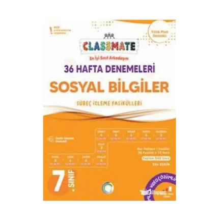 7. Sınıf Sosyal Bilgiler 36 Hafta Deneme Classmate