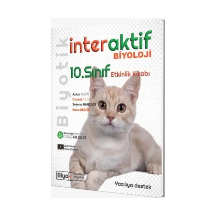 Biyotik Yayınları 10. Sınıf Biyoloji İnteraktif Etkinlik Kitabı
