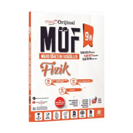 Orijinal Mikro 9. Sınıf Fizik MÖF Mikro Öğreten 3 lü Fasikül Seti