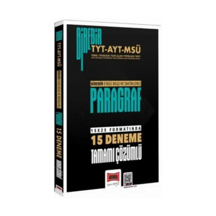 Tyt-ayt-msü Paragraf 15 Deneme Sınavı