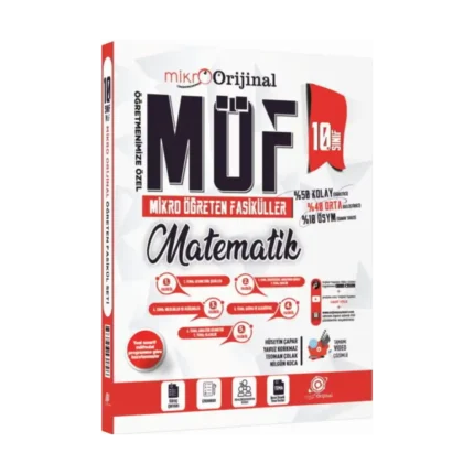 Orijinal Mikro 10. Sınıf Matematik MÖF Mikro Öğreten 5 li Fasikül Seti