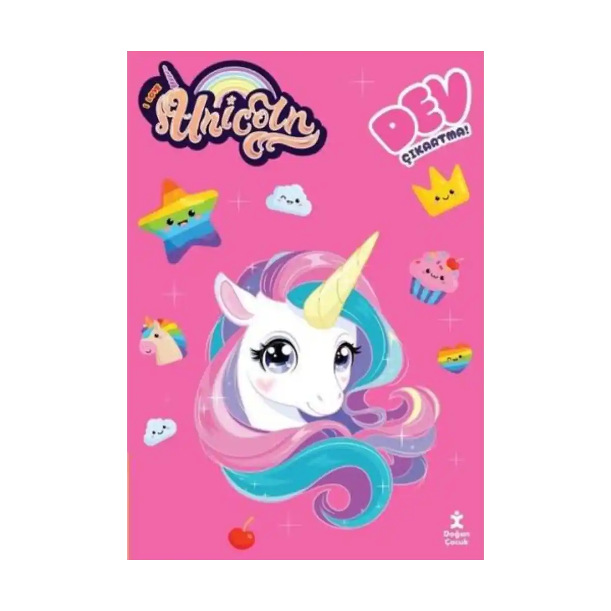 e07cd-unicorn-dev-cikartmali-boyama-1-1.webp Unicorn - Dev Çıkartmalı Boyama - Görsel 1