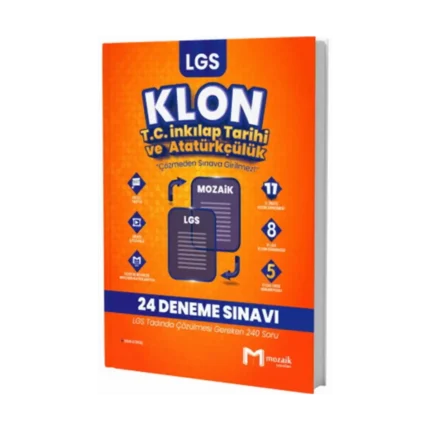 Mozaik Yayınları 8. Sınıf LGS T.C. İnkılap Tarihi ve Atatürkçülük Klon 24 Deneme