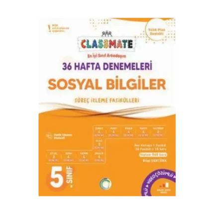 5 Sınıf Sosyal Bilgiler 36 Hafta Deneme Classmate