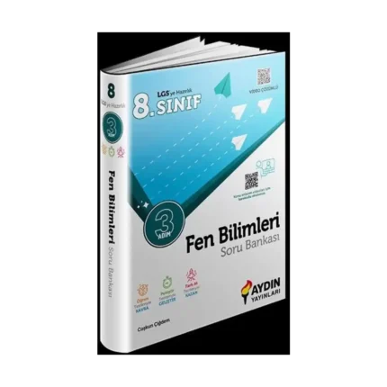 8. Sınıf Fen Bilimleri Üç Adım Soru Bankası