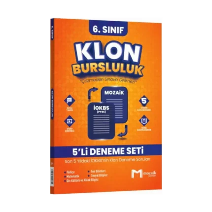 Mozaik Yayınları 6. Sınıf Klon 5 li Deneme Seti