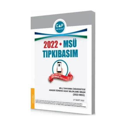 Çap Yayınları Üniversiteye Hazırlık MSÜ 2022 Tıpkı Basım