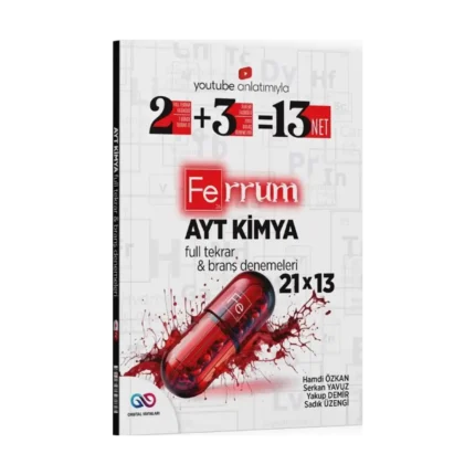 Orbital Yayınları AYT Kimya Ferrum 21 x 13 Branş Denemeleri